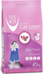 Van Cat Perfumed Άμμος Γάτας Baby Powder Ψιλόκοκκη Clumping 10kg