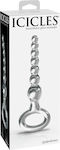 Pipedream Icicles No 67 Hand Blown Glass Massager Clear 21cm