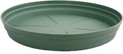 Geramica Miltoplast deep pot plate No 25: 26 cm diameter cypress