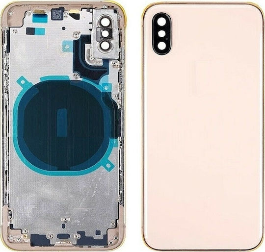 Batterieabdeckung Gold für iPhone XS