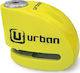 Urban Motorcycle Disc Brake Lock with Alarm & 6mm Pin