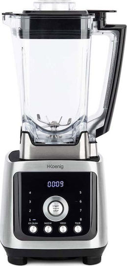 HKoenig MXH880 Μπλέντερ με Πλαστική Κανάτα 2 lt 2000W Inox