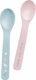 Stephen Joseph Baby Set with Spoons made of Sil...