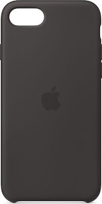 Apple Silicone Case Umschlag Rückseite Silikon Schwarz (iPhone SE 2022/2020/8/7) MXYH2ZM/A