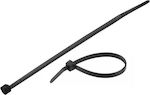 Pack of 200pcs Black Plastic Cable Ties 200x2.5mm RND 475-00665