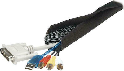 Powertech Kabel-Flex-Wrap Schwarz (TIES-001)
