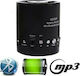 WSTER Bluetooth Speaker 3W with Radio Black