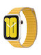 Apple Meyer Lemon Leather Loop Medium Strap Leather Yellow (Apple Watch 42/44/45mm) MXAD2ZM/A
