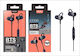 Moveteck CT700 In-ear Handsfree with 3.5mm Connector Gray