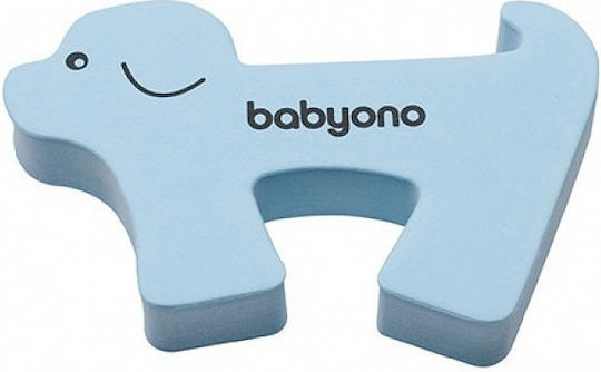 Babyono Dog Fingerprotektor für Türen aus Schaumstoff in Hellblau Farbe 1Stück