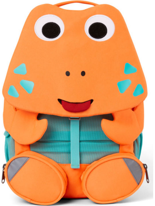 Affenzahn Neon Crab School Bag Backpack Kindergarten in Orange color 8lt