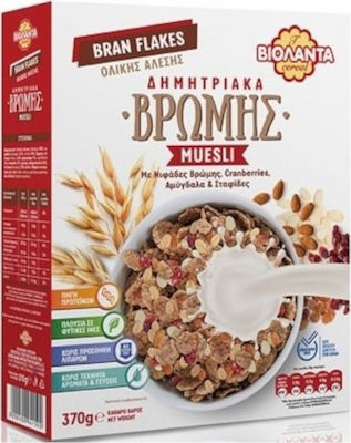 Βιολάντα Νιφάδες Muesli Cranberries Αμύγδαλα Σταφίδες 370gr