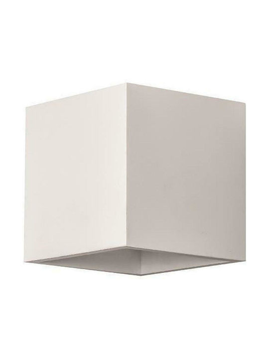 Eurolamp Modern Wandleuchte mit Fassung G9 Weiß Breite 14cm