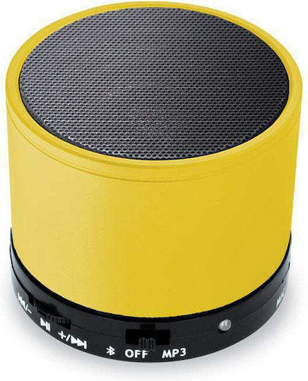 Setty Junior Ηχείο Bluetooth 3W με Διάρκεια Μπαταρίας έως 4 ώρες Κίτρινο