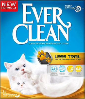 Ever Clean Less Trail Clumping Odour Control Cat Litter 6lt