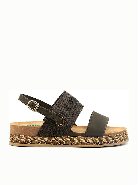 WOMEN'S PADDLE Bionatura Brown Knitted