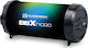 Audiobox BBXT1000 Ηχείο Bluetooth 5W με Ραδιόφωνο και Διάρκεια Μπαταρίας έως 2 ώρες Πολύχρωμο