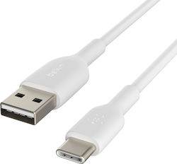 Belkin USB 2.0 Cable USB-C male - USB-A Λευκό 3...