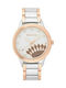 Juicy Couture Watch with Silver Metal Bracelet JC1126WTRT