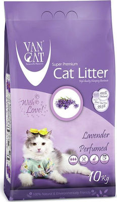 Van Cat Perfumed Katzenstreu Feinkörnig mit Duftstoff Lavendel 10kg 51013