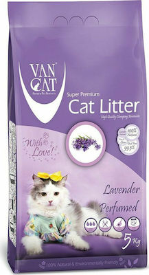 Van Cat Perfumed Katzenstreu Feinkörnig mit Duftstoff Lavendel 5kg 51025