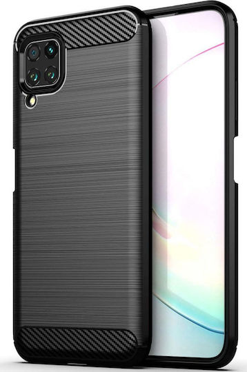 Tech-Protect Carbon Rugged Armor Back Cover Σιλικόνης Μαύρο (Huawei P40 Lite)