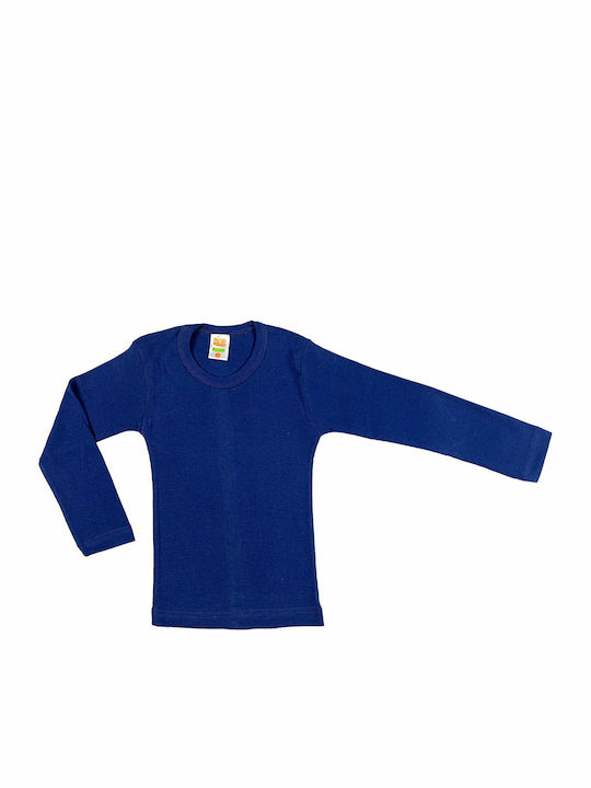 Nina Club Kids Long-Sleeved Undershirt Blue