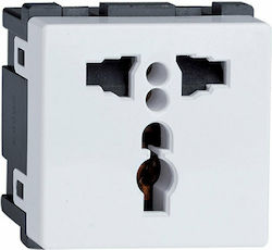 Elmark Lecce Power Socket White 1pcs