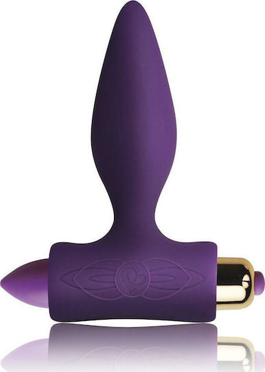 Rocks Off Petite Sensations Plug Dop Anal cu vibrație Violet 7cm