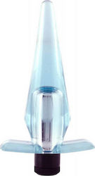 Seven Creations Slimline Πρωκτική Σφήνα με Δόνηση Small Διάφανη 9cm
