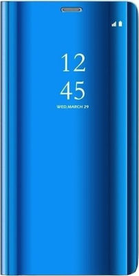 Hurtel Clear View Plastic Book Blue (Galaxy S10 Lite)