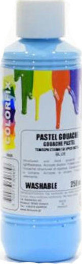 Colorfix Gouache Pastel Τέμπερα Ζωγραφικής Μπλε σε Μπουκάλι 250ml