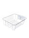 Sidirela Sitǎ Pentru Chiuvetǎ Metalic Alb 35x30x15cm