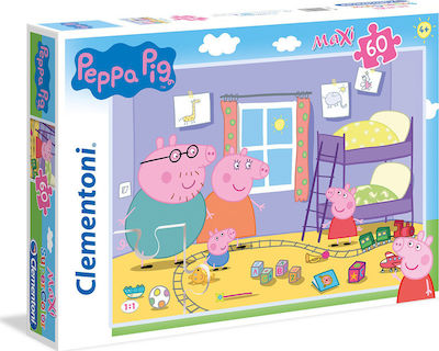 Kids Puzzle Peppa Pig for 4++ Years 60pcs Clementoni