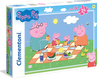 Kids Puzzle Peppa Pig for 3++ Years 24pcs Clementoni