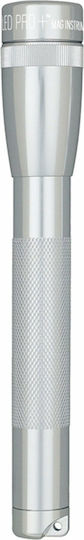 Maglite Taschenlampe LED IPX4 mit maximaler Helligkeit 281lm Pro+ SP+P10H Silber