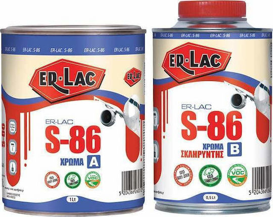 ER-LAC S-86 Цвят Бял Сатен 1.5лт