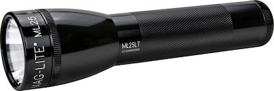 Maglite Flashlight LED Waterproof IPX4 with Maximum Brightness 192lm ML25LT-S2016 2xC 30-04-0001