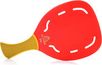 My Morseto Strandracket Rote 380gr mit Schrägem Griff Gelbe