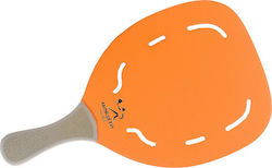 My Morseto Beach Racket Orange 380gr with Straight Handle Gray