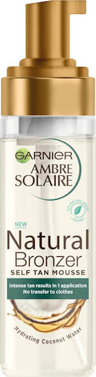 Garnier Ambre Solaire Natural Bronzer Self Tanning Mousse Body 200ml
