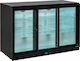 Sanden Intercool Ψυγείο Back Bar 330lt με Τρεις Πόρτες Υ95xΠ140xΒ57cm