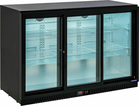 Sanden Intercool Ψυγείο Back Bar 330lt με Τρεις Πόρτες Υ95xΠ140xΒ57cm