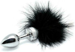 Rimba Bondage Play Butt Plug With Feather Small...