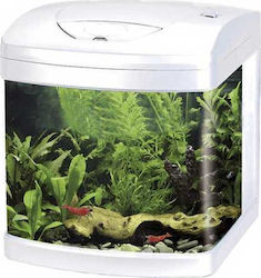 Croci xCube 26 Led Fish Aquarium Capacity 26lt with Lighting, Filter and White A2001283