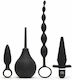 Fifty Shades of Grey Pleasure Overload Starter Anal Kit Анални тапи Подредба Black 4бр
