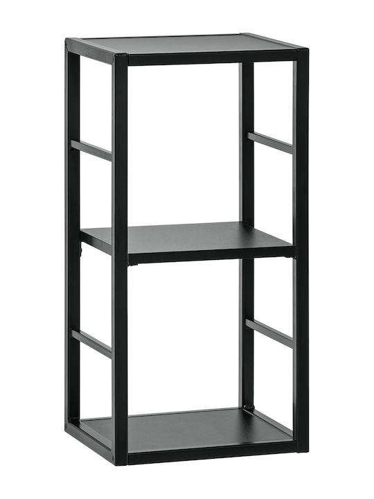 Bibliotecă Swiss Negru 30x25x60cm