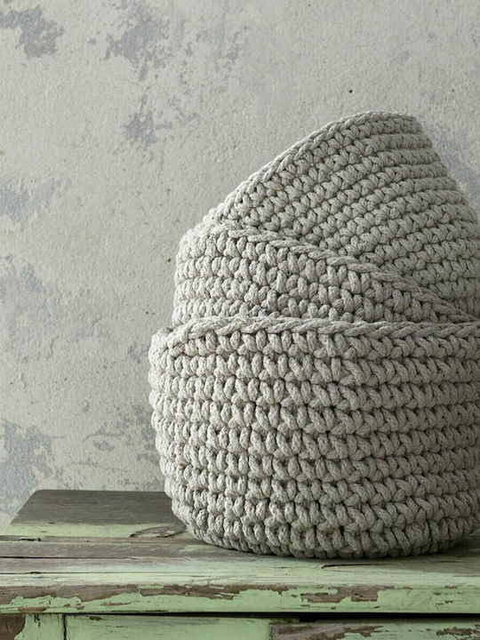 Nima Panier Coș decorativ Tesatura Bej 28x28x15buc