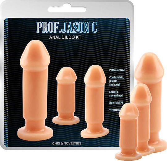 Chisa Novelties Prof.Jason C Анален дилдо Подредба Телесни 4.8см