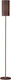 Wofi Ancona Floor Lamp H150xW20cm. with Socket for Bulb E27 Brown